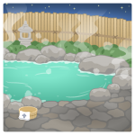 【背景】露天風呂03（無人）