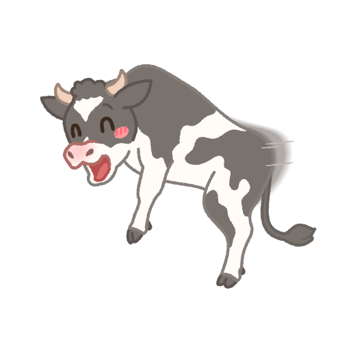 【コラボ】腰を振るオスの乳牛